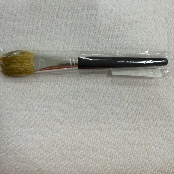 bareMinerals Other - bareMinerals Long Handle Face Brush Loose Makeup Cosmetics #54296 Black Handle